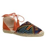 Solillas Two Part Espadrille WOVEN MULTI