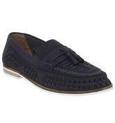 Office Camden Woven Tassel Loafer NAVY NUBUCK