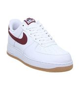 Nike Air Force 1 07 WHITE TEAM RED GUM MED BROWN