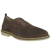 Walk London Darcy Crepe BROWN SUEDE