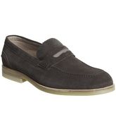 Hudson London Accrington Penny Loafer CHOCOLATE