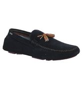 Ted Baker Urbonns Driver DARK BLUE SUEDE