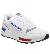 Ralph Lauren Trackstr 100 Sneaker WHITE BLUE