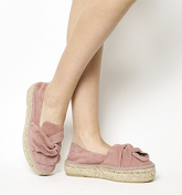 Gaimo for OFFICE Toro Knot Wedge PINK SUEDE