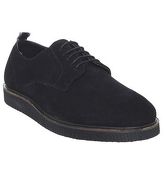 Office Cade Derby BLACK SUEDE BLACK SOLE