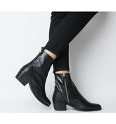 Office Aloe Unlined Casual Boot BLACK LEATHER MIX