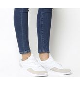 Office Fife Chunky Lace Up Trainer WHITE