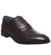 Ted Baker Fually Toe Cap DARK RED