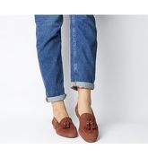 Office Retro Tassel Loafer RUST SUEDE