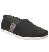 Toms Classic BLACK OLIVE BLOCK CANVAS