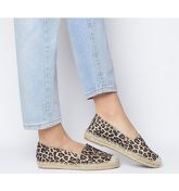 Office Fulfilled Square Toe Espadrille LEOPARD CANVAS