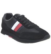 Tommy Hilfiger Corporate Leather Flag BLACK