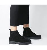 Office Ally Lace Up Boot BLACK SUEDE