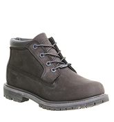 Timberland Nellie Chukka Double Waterproof Boot DARK GREY NUBUCK