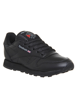 Reebok Classic Leather (w) BLACK LEATHER