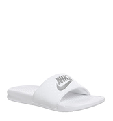 Nike Wmns Benassi WHITE SILVER