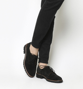 Office Kennedy Lace up Shoes BLACK SUEDE