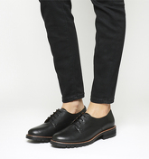 Office Kennedy Lace Up Shoes BLACK LEATHER
