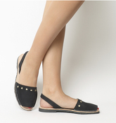 Solillas Sandal BLACK STUDS