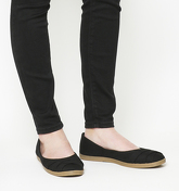 Blowfish Malibu Glo Ballet Pumps BLACK CANVAS