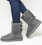 UGG Bailey Bow Ii Calf Boots GREY SUEDE