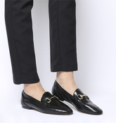 Office Destiny Trim Loafer BLACK SNAKE LEATHER