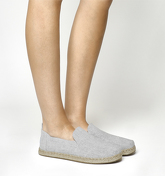 Toms Deconstructed Alpargata DRIZZLE GREY SLUB CHAMBRAY