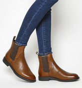 Vagabond Amina Chelsea Boot COGNAC LEATHER