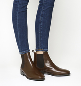 Office Bramble Chelsea Boot BROWN LEATHER