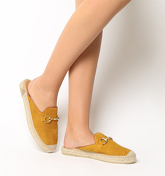 Kanna Dora Mule YELLOW SUEDE