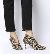 Office Mojo Shoe Boots LEOPARD PONY EFFECT