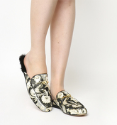 Ted Baker Kerriy Mule BLACK ORNATE PAISLEY TEXTILE