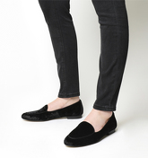 Office Fromage Slipper BLACK VELVET