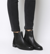 Office Bramble Chelsea Boot BLACK LEATHER SUEDE MIX METAL HARDWARE