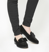 Office Fetching Bow Loafer BLACK VELVET