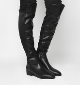 Office Kensington- Stretch Back Knee Boot BLACK