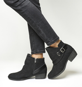 Blowfish Malibu Sill Ankle Boot BLACK TEXAS