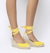 Office Marmalad Part Espadrille YELLOW CANVAS