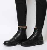 Ten Points Patricia Lace Boot BLACK LEATHER