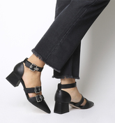 Office Meghan Multi Strap Point BLACK