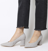 Office Mama Point Court With Chunky Heel GREY