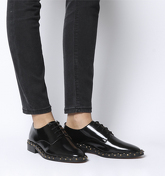 Office Freefall Studded Lace Up BLACK BOX LEATHER