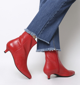 Vagabond Minna Mid Heel RED LEATHER