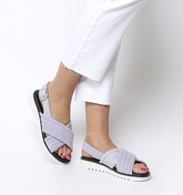 Office Stellar- Sporty Cross Strap Sandal LILAC SUEDE