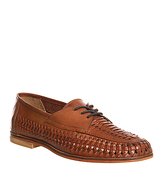 Office Brixton Weave Lace TAN HI SHINE LEATHER