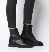 Vagabond Alex Lace Boot Hi BLACK POLISHED LEATHER