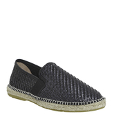 Poste Felice Espadrille BLACK WOVEN