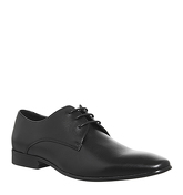 Office Glide Plain Toe BLACK LEATHER