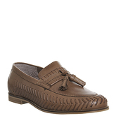 Office Hoxton Woven Loafer TAN LEATHER
