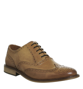 Ask the Missus Friendly Brogue TAN LEATHER